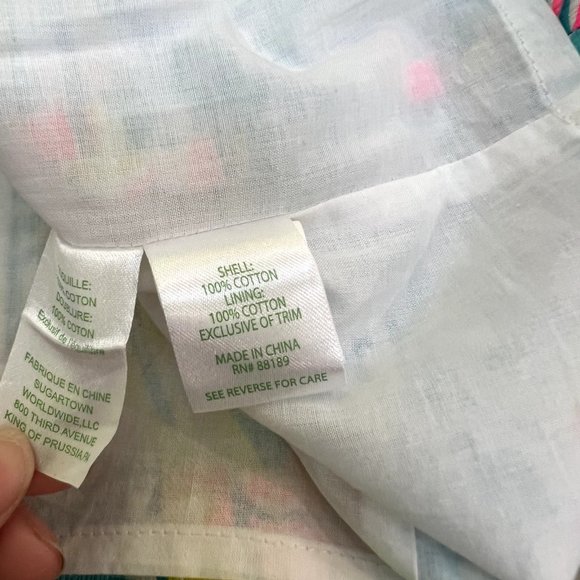 Lilly Pulitzer Sasha Mini Dress Pop Up Ugotta Regatta Sailboat Size 2 Blue Pink - Picture 4 of 5